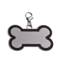 Id hueso en zinc alloy plata con borde de colores tamaños 32*22mm – 45*30mm – 65*42mm - Imagen 8