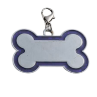 Id hueso en zinc alloy plata con borde de colores tamaños 32*22mm – 45*30mm – 65*42mm - Imagen 6