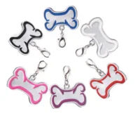 Id Hueso En Zinc Alloy Plata Con Borde De Colores Tamaños 32*22mm – 45*30mm – 65*42mm