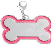 Id hueso en zinc alloy plata con borde de colores tamaños 32*22mm – 45*30mm – 65*42mm - Imagen 4